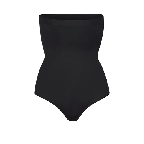 SKIMS Barely There High-waisted Tanga Onyx | 6327058-DH
