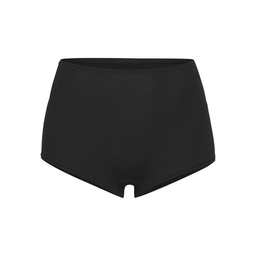 SKIMS Bavlněné Jersey Boy Krátké Soot | 0283419-VN