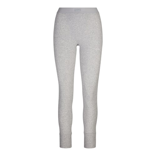 SKIMS Bavlněné Rib Legging Světle Šedé | 6124873-PY