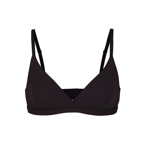 SKIMS Fits Everybody Crossover Bralette Onyx | 0367458-LI