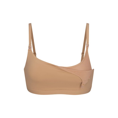 SKIMS Fits Everybody Maternity Nursing Scoop Bralette Ochre | 5906827-XR