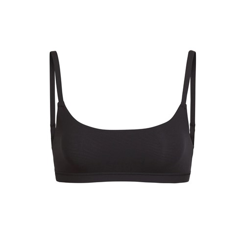 SKIMS Fits Everybody Scoop Bralette Onyx | 3892750-KP