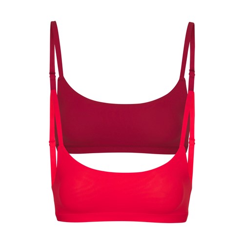 SKIMS Fits Everybody Scoop Bralette Pack Brick Multi | 9276185-CN