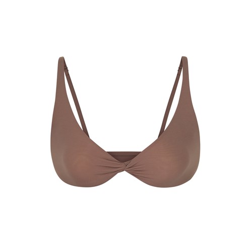 SKIMS Fits Everybody Skimpy Scoop Bralette Umber | 2376451-ML