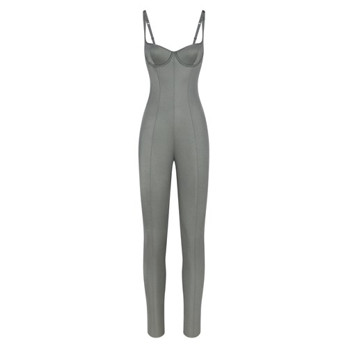 SKIMS Glissenette Catsuit Thunder | 9651470-OH