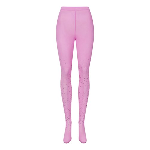 SKIMS Jelly Sheer Rhinestone Legging Petal | 4276039-DH