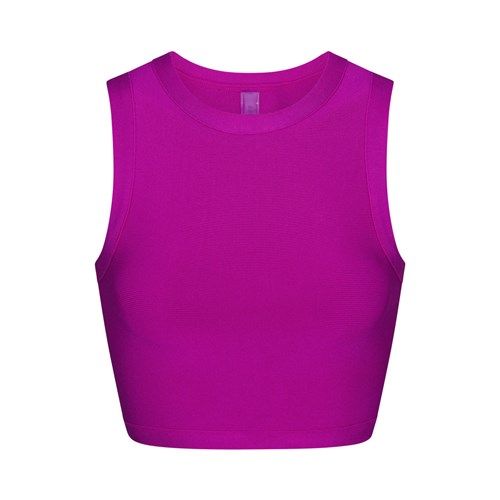 SKIMS Knit Beachwear High Neck Top Lollipop | 8095612-RA