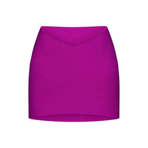 SKIMS Knit Beachwear Mini Skirt Lollipop | 6902845-MC