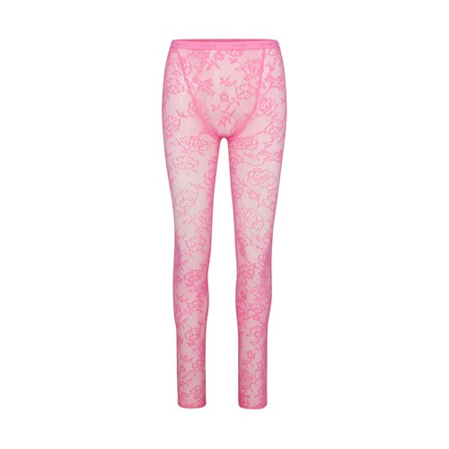 SKIMS Knit Krajkové Legging Azalea | 8932614-YT