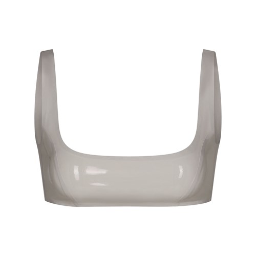 SKIMS Latex Scoop Neck Bralette Cement | 1950423-VS