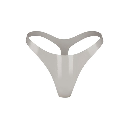 SKIMS Latex Tanga Cement | 7246519-MJ