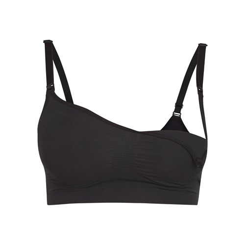 SKIMS Maternity Nursing Sculpting Bra Onyx | 8319246-QN