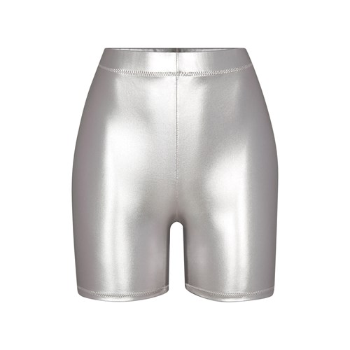SKIMS Metallic Swim Mid Pasem Krátké Nickel | 0219463-JU