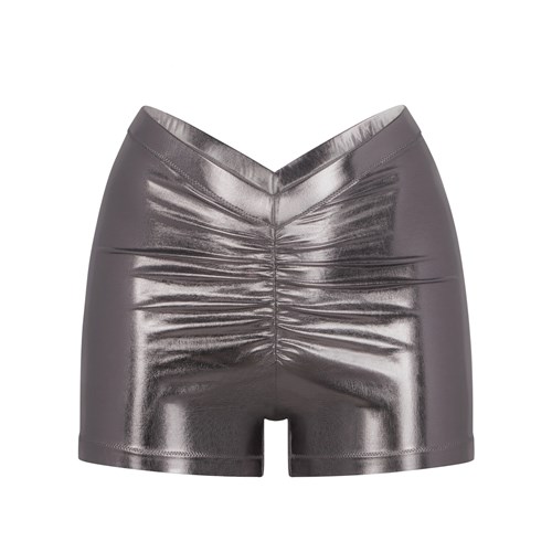 SKIMS Metallic Swim V-waist Krátké Carbon | 5174863-YO
