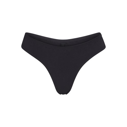 SKIMS Raw Edge Tanga Onyx | 8310267-PT