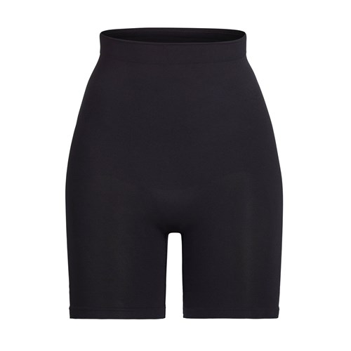 SKIMS Sculpting Krátké Mid Thigh W/ Open Gusset Onyx | 0124375-LK