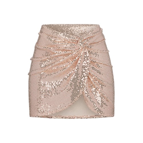 SKIMS Sequin Sarong Mini Skirt Clay | 0429587-MW