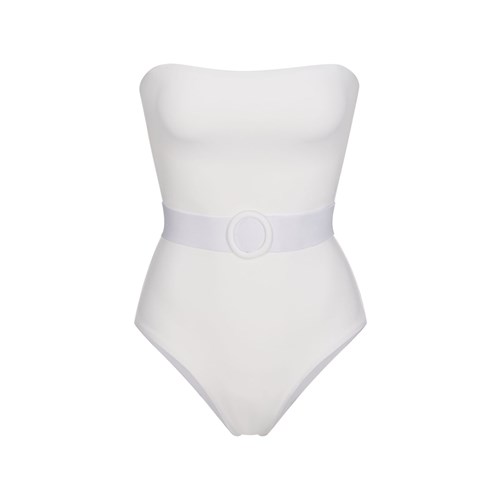 SKIMS Shaping Swim Strapless One Piece Marble | 4367912-NC