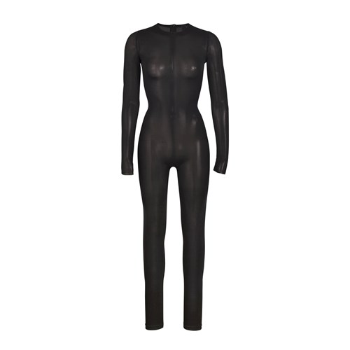 SKIMS Sheer Sculpt Catsuit Onyx | 7912840-XC