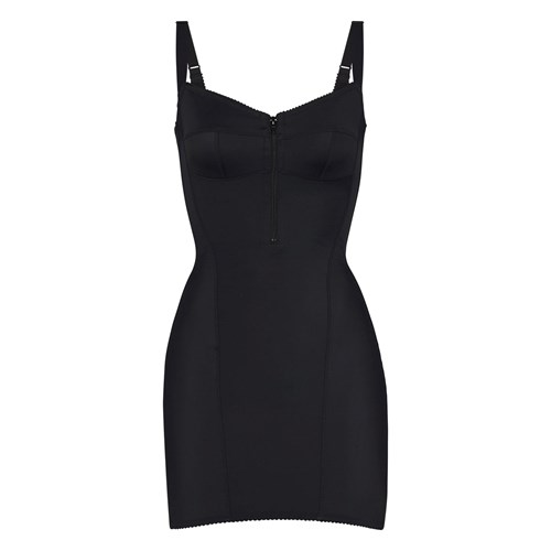 SKIMS Skims Glam Slip Šaty Onyx | 3641807-YL