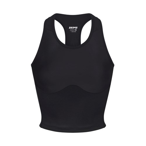 SKIMS Skims Performance Racer Back Tank Onyx | 7651248-ZR