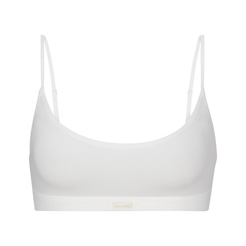SKIMS Smooth Rib Scoop Neck Bralette Marble | 8052917-QW