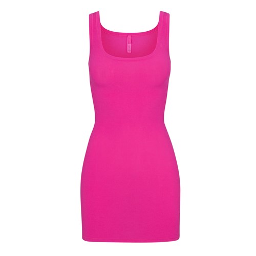 SKIMS Soft Lounge Mini Šaty Růžové | 5970314-BT