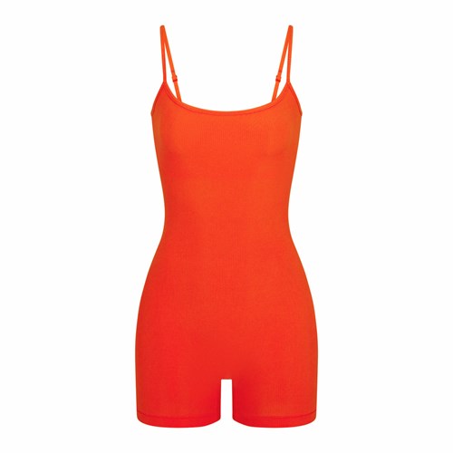 SKIMS Soft Lounge Scoop Onesie Fire | 2317850-IT