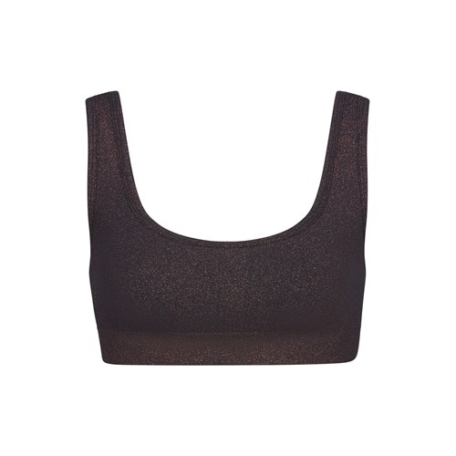 SKIMS Soft Smoothing Shine Scoop Neck Bralette Eclipse | 8152743-GA