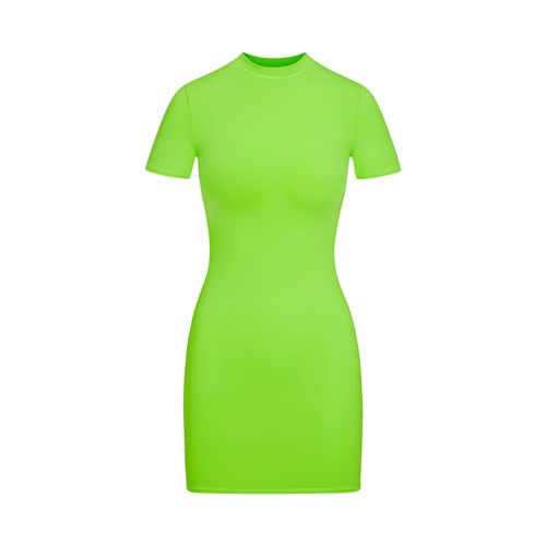 SKIMS Swim T-shirt Šaty Zelene | 6957208-ZP