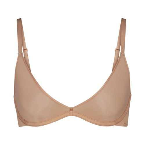 SKIMS Weightless Scoop Bra Clay | 7698305-KL