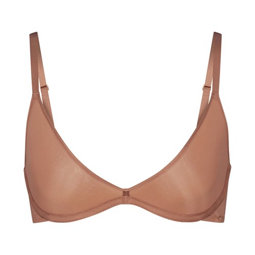 SKIMS Weightless Scoop Bra Sienna | 9370458-BR